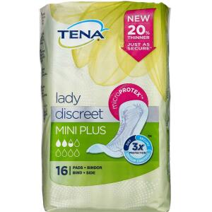 Køb TENA Lady mini plus 16 stk. online hos apotekeren.dk
