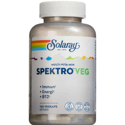 Køb Solaray SpektroVeg Multivitamin 120 stk. online hos apotekeren.dk