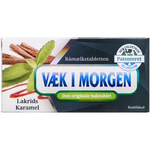 Køb Væk i morgen halstablet lakrids/karamel 20 stk. online hos apotekeren.dk