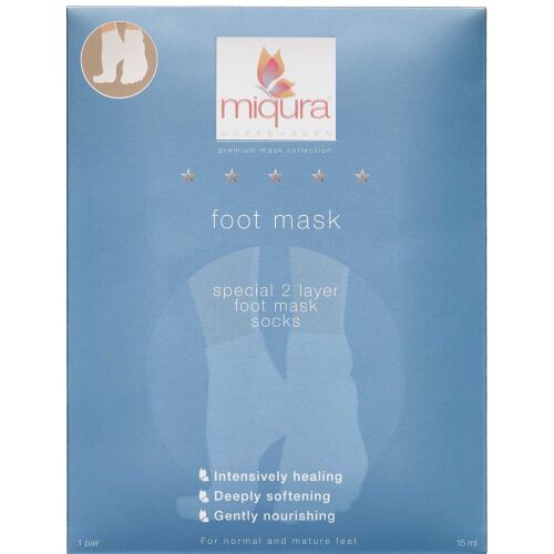 Køb Miqura Premium foot mask 1 par online hos apotekeren.dk