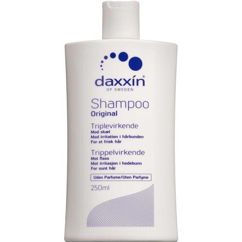 Køb Daxxin Anti-skæl shampoo 250 ml online hos apotekeren.dk