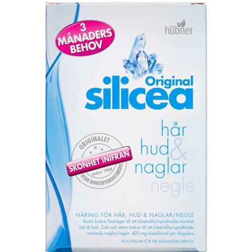 Vores firma Også Jeg vil have Original Silicea hår, hud og negle kapsler 90 stk. | Køb online nu!