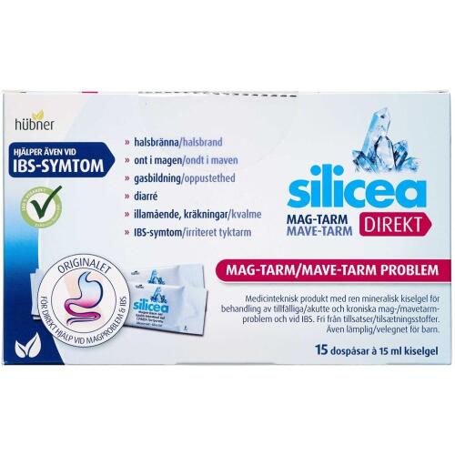 Køb Silicea Mave-Tarm gel Direkt 15x15 ml online hos apotekeren.dk