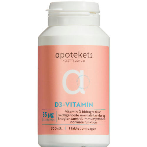 Køb APOTEKETS D3-VITAMIN 35 MIKG online hos apotekeren.dk