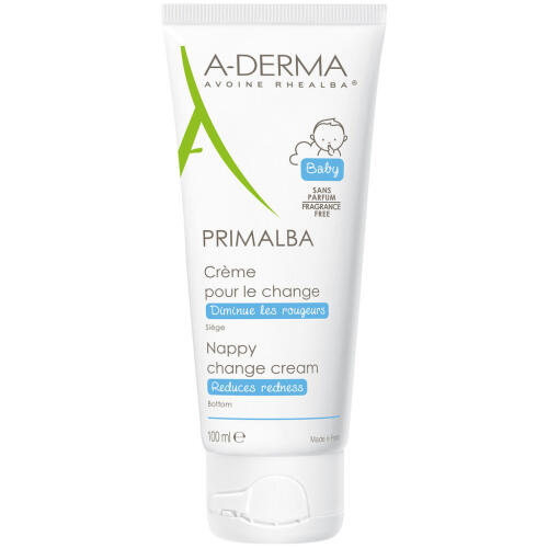 Køb A-Derma Primalba Nappy Change creme mod rød og irriteret numse - til spædbørn - 100 ml online hos apotekeren.dk