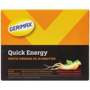 Køb Gerimax Instant Energy tabletter 30 stk. online hos apotekeren.dk