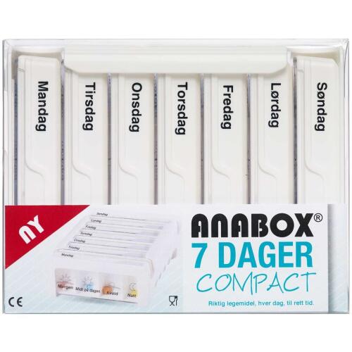 Køb Anabox Compact 7 dage hvid 1 stk. online hos apotekeren.dk