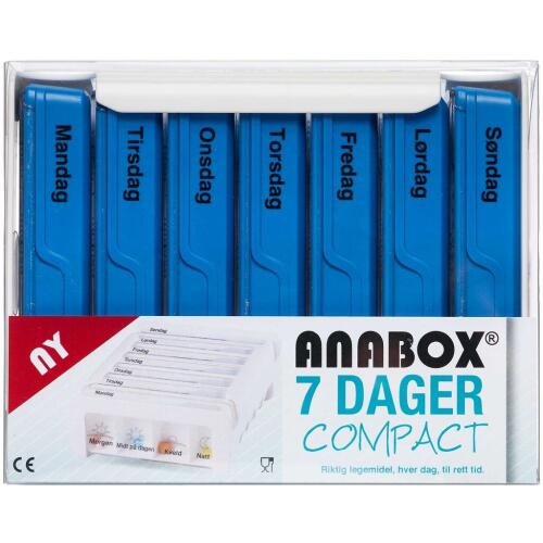 Køb Anabox Compact 7 dage blå 1 stk. online hos apotekeren.dk