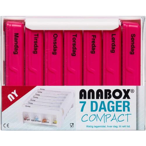 Køb Anabox compact 7 dage pink 1 stk. online hos apotekeren.dk