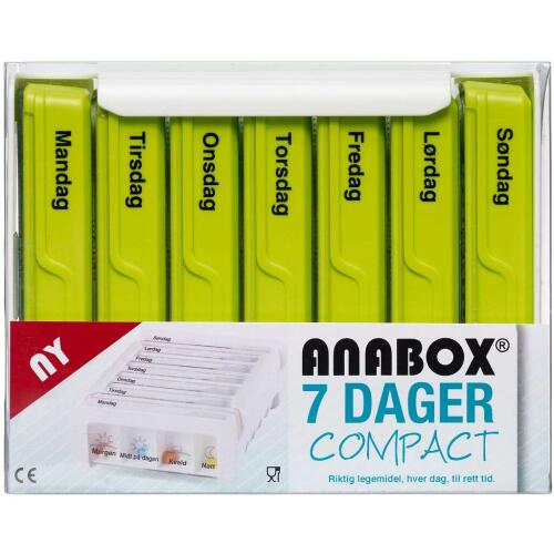 Køb Anabox compact 7 dage grøn 1 stk. online hos apotekeren.dk