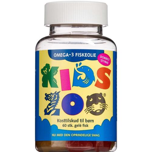 Køb Kids Zoo Omega-3 dobbeltstyrke 60 stk. online hos apotekeren.dk