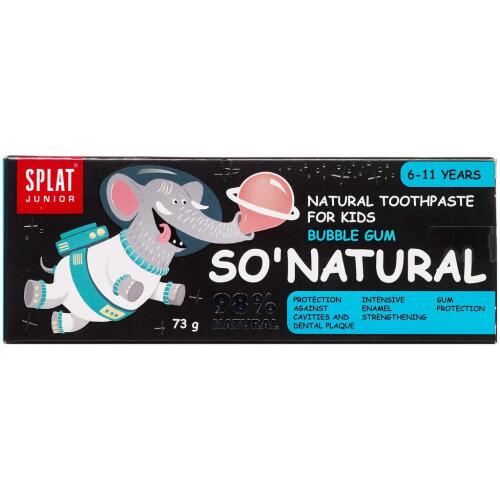 Køb SPLAT® SO'Natural bubblegum 55 ml online hos apotekeren.dk