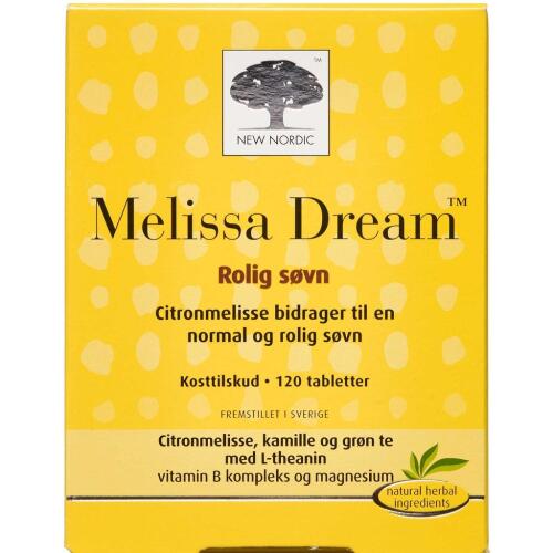 Køb Melissa Dream tabletter 120 stk. online hos apotekeren.dk