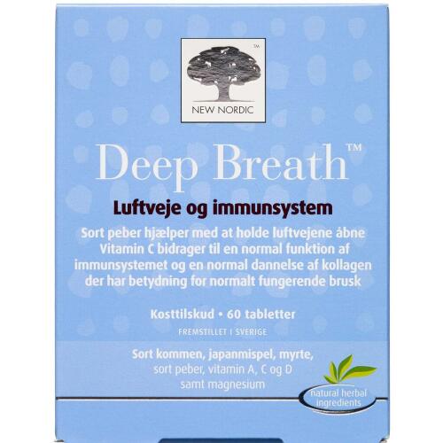 Køb Deep Breath tabletter 60 stk. online hos apotekeren.dk