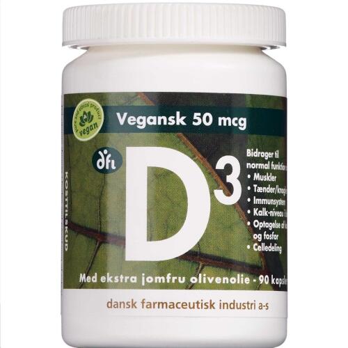 Køb D3 vegansk 50 mcg 90 stk. online hos apotekeren.dk