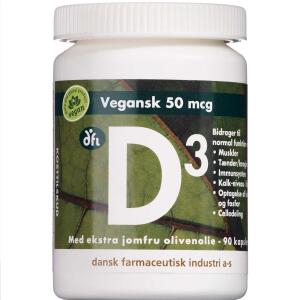 Køb D3 Vegansk 50 mikg 90 stk. online hos apotekeren.dk