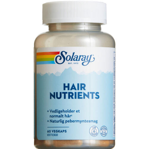 Køb Solaray Hair Nutrients 60 stk. online hos apotekeren.dk