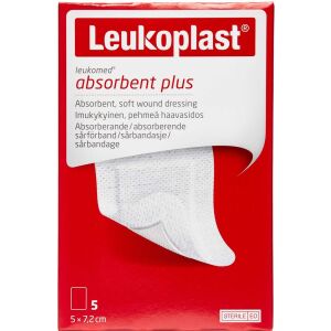 Køb Leukoplast Leukomed 5 x 7,2 cm sårbandage 5 stk. online hos apotekeren.dk