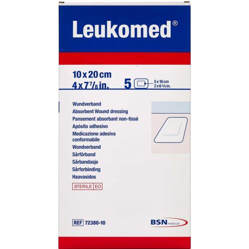 Køb Leukoplast Leukomed 10 cm x 20 cm 5 stk. online hos apotekeren.dk