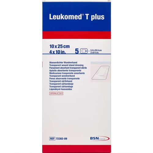 Køb Leukoplast Leukomed T plus 10 cm x 25 cm 5 stk. online hos apotekeren.dk