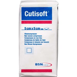 Køb Cutisoft non-woven kompres 5x5 cm 100 stk. online hos apotekeren.dk