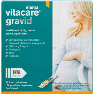 Køb Vitacare Gravid 30 dagsdoser online hos apotekeren.dk