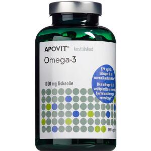 Køb Apovit Omega 3 1000 mg 180 stk. online hos apotekeren.dk