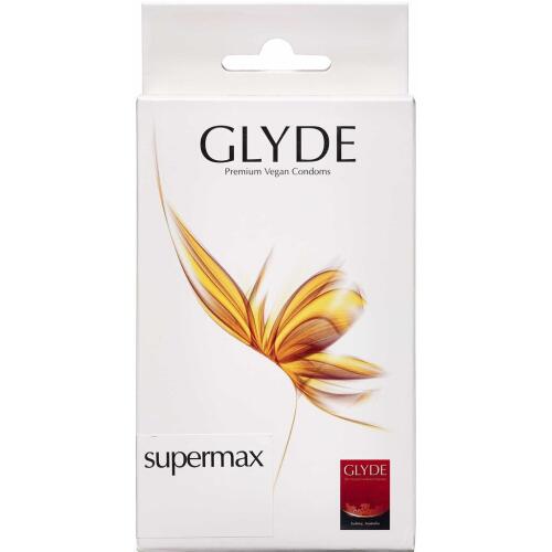 Køb Glyde Super Max kondom 10 stk. online hos apotekeren.dk