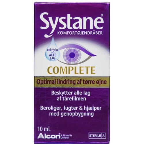 Køb Systane Complete øjendråber 10 ml online hos apotekeren.dk