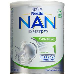 Køb Nan Sensilac 1 modermælkserstatning 800 g online hos apotekeren.dk