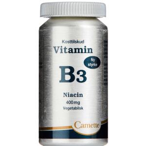 Køb Camette Vitamin B3 - Niacin 400 mg 90 stk. online hos apotekeren.dk