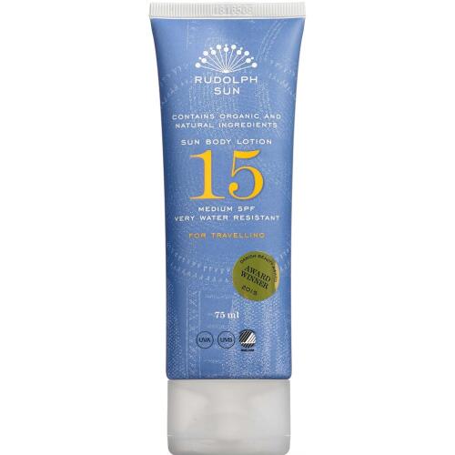 Køb Rudolph Care Sun body lotion SPF 15 75 ml online hos apotekeren.dk