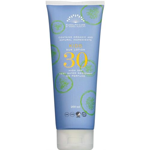 Køb Rudolph Care Sun lotion KIDS SPF 30 200 ml online hos apotekeren.dk