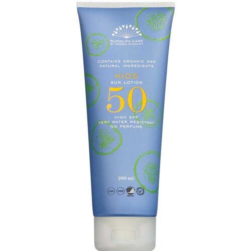 Køb Rudolph Care Sun lotion KIDS SPF 50 200 ml online hos apotekeren.dk