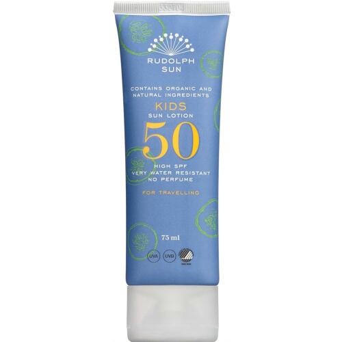 Køb Rudolph Care Sun lotion KIDS SPF 50 75 ml online hos apotekeren.dk