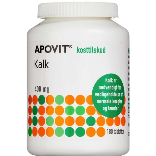 Køb Apovit kalk 180 stk. online hos apotekeren.dk