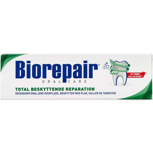 Køb Biorepair tandpasta total 75 ml online hos apotekeren.dk