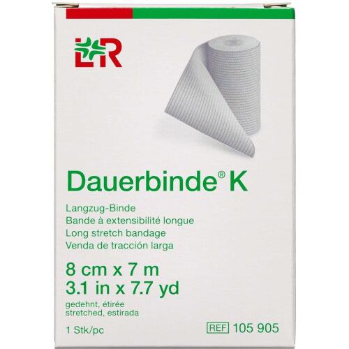 Køb Dauerbind K Lohmann 8 cm x 7 m 1 stk. online hos apotekeren.dk