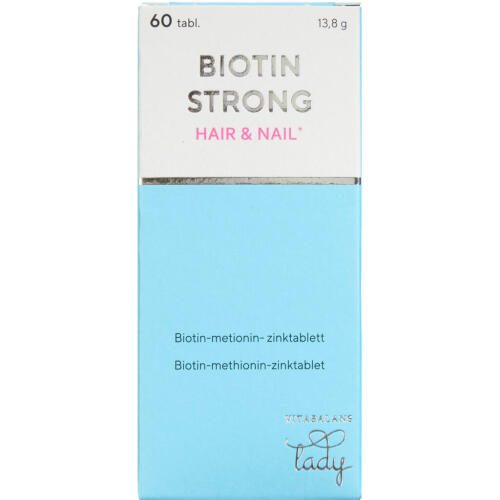 Køb Biotin Strong tabletter 60 stk. online hos apotekeren.dk