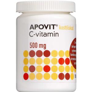 Køb Apovit C-vitamin 500 mg 100 stk. online hos apotekeren.dk