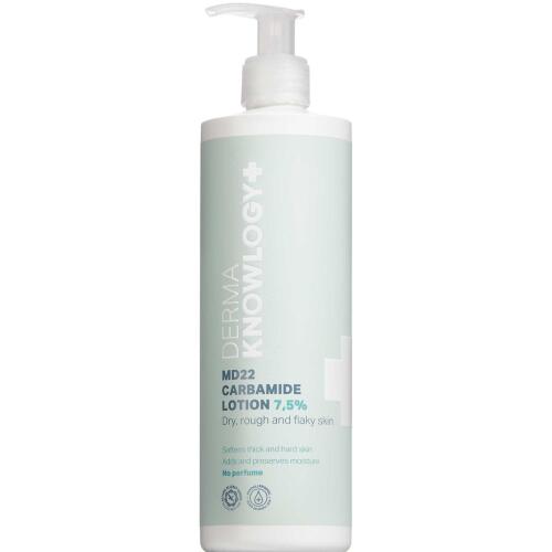 Køb DermaKnowlogy+ MD22 Carbamide Lotion 7,5% 400 ml online hos apotekeren.dk