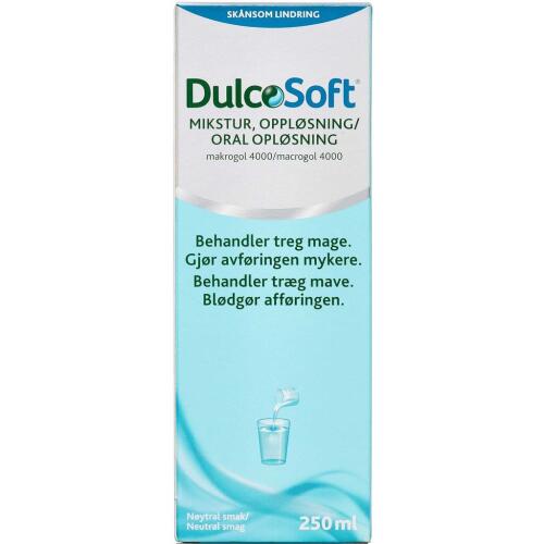 Køb DulcoSoft Oral opløsning 250 ml online hos apotekeren.dk