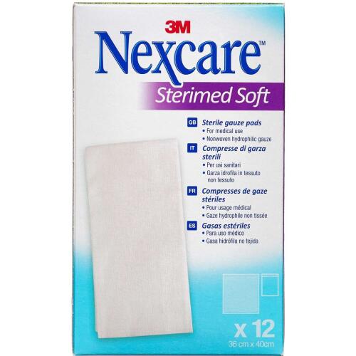 Køb Nexcare Sterimed Soft 36 cm x 40 cm 12 stk. online hos apotekeren.dk