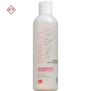 Køb DanaVet shampoo til irriteret og sart hud 250 ml online hos apotekeren.dk