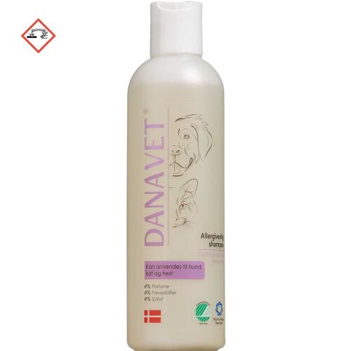 Køb DanaVet allergivenlig shampoo 250 ml online hos apotekeren.dk