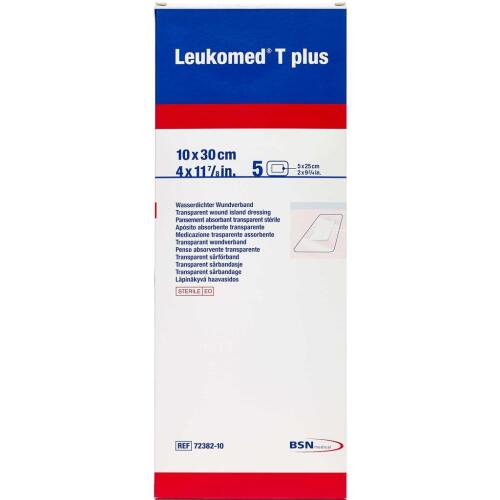 Køb Leukomed T plus 10 x 30 cm 5 stk. online hos apotekeren.dk