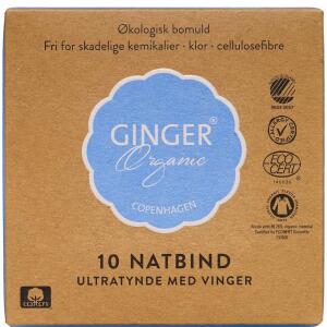 Køb GingerOrganic Natbind 10 stk. online hos apotekeren.dk