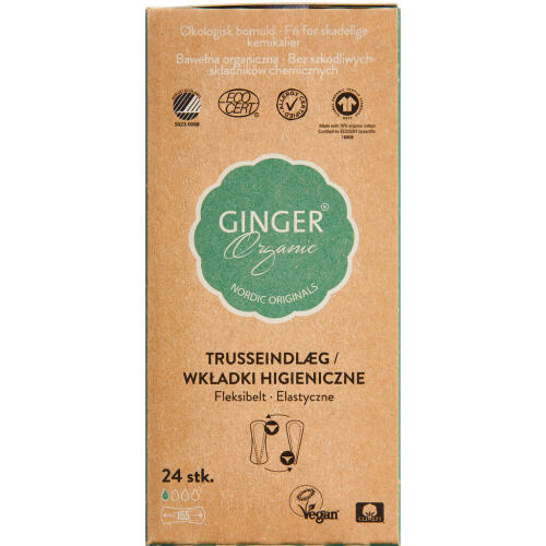 Køb GingerOrganic Trusseindlæg Flex 30 stk. online hos apotekeren.dk