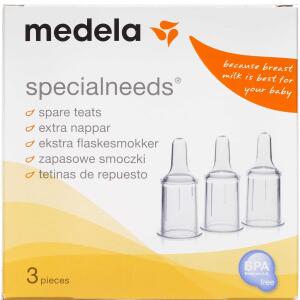 Køb Medela SpecialNeeds Flaskesutter 3 stk online hos apotekeren.dk