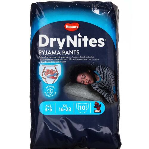 Køb DryNites Pyjama Pants boy 3-5 år 10 stk. online hos apotekeren.dk